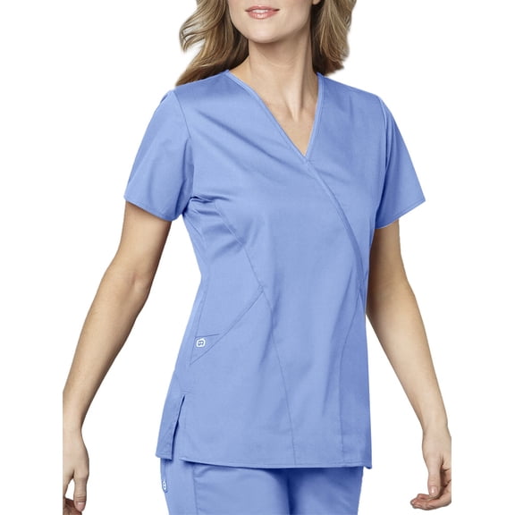 WonderWink WonderWORK Mock Wrap Top Scrub Top