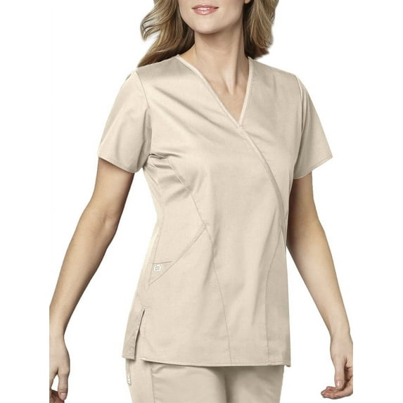 WonderWink WonderWORK Mock Wrap Top Scrub Top