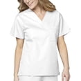 thumbnail image 1 of WonderWink WonderWORK Unisex V-Neck Top Scrub Top, 1 of 2