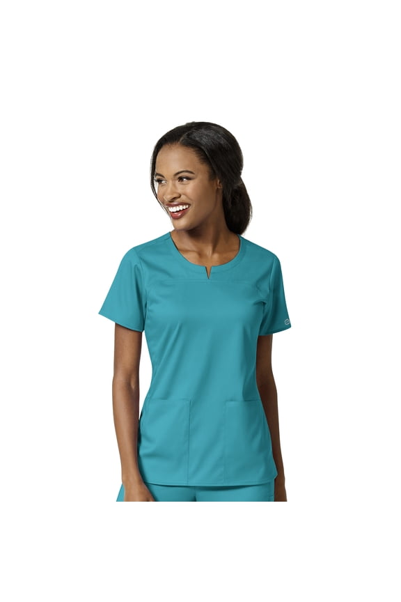 WonderWink WonderWink PRO 6419-Women's 4 Pocket Notch Neck Scrub Top