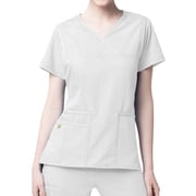 WonderWink Y-Neck Multi Pocket Top Scrub Top