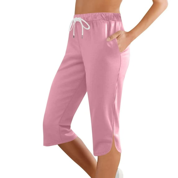 WonderWiz Capri Leggings Girls, Bayleaf Leggings Capri, Capris Pants for Women Light Blue, Baleaf Yoga Pants, Pink Capri Leggings for Women S