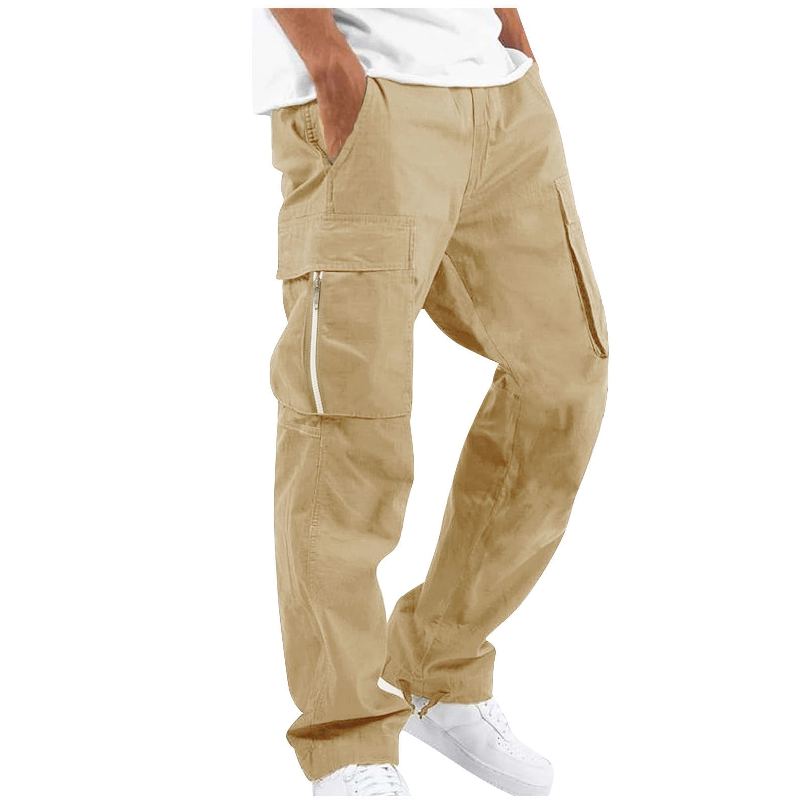 【WONDER WONDER】Goble fleece cargo backslit brushed long SK WonderWiz Men's Heavyweight Fleece Cargo Sweatpants Baggy
