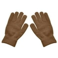 thumbnail image 1 of WonderWiz Winter Touchscreen Gloves for Men - Thermal Soft Knit Gloves for Running, Driving and Hiking Coffee One Size, 1 of 4
