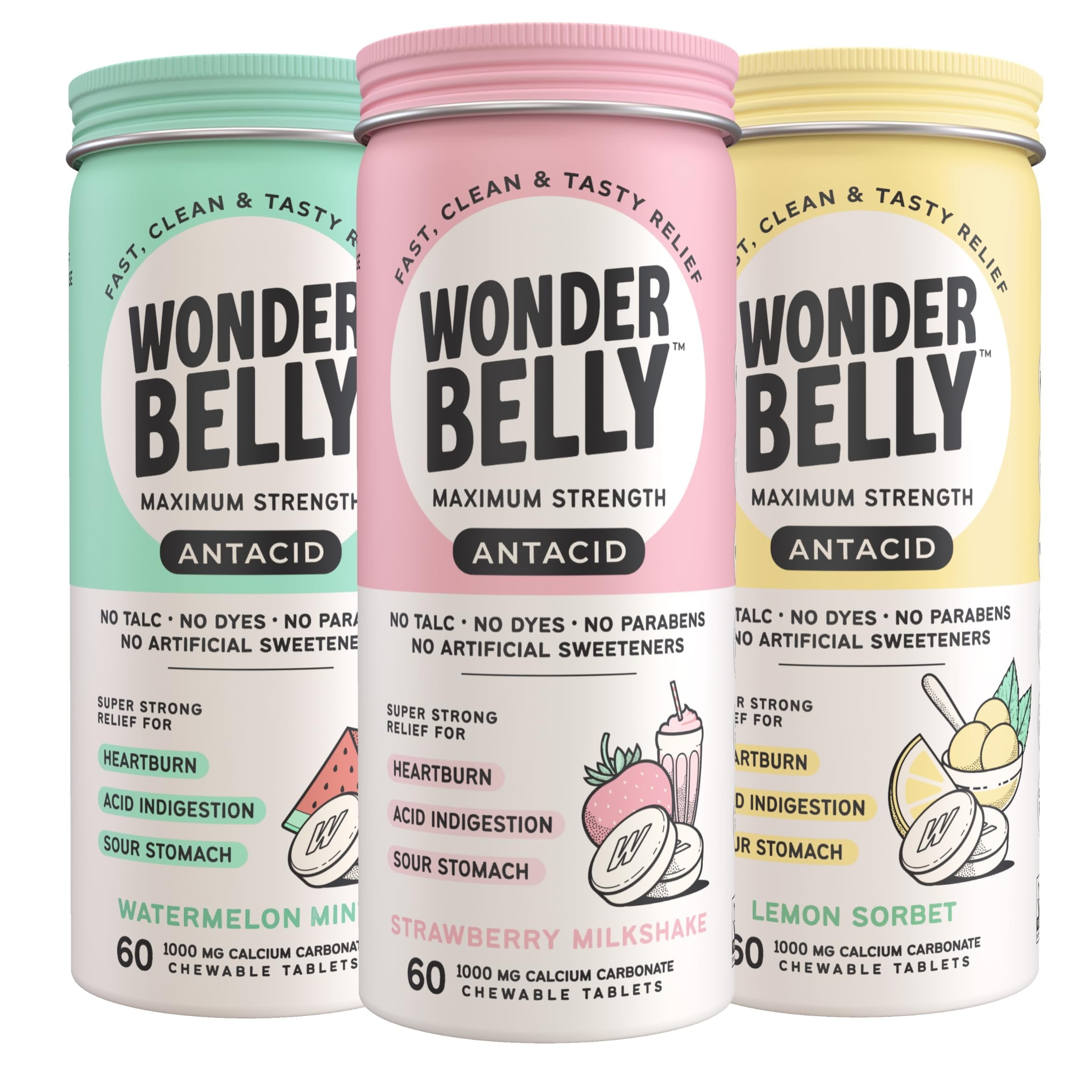 Wonderbelly Antacid, Effective Heartburn and Instant Acid Indigestion