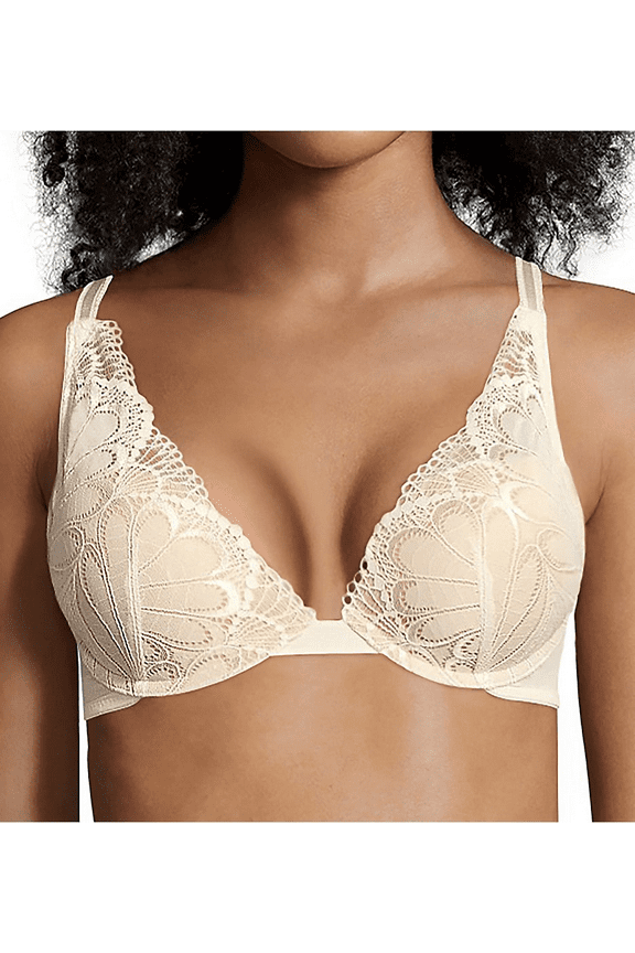 IVORY Refined Glamour Plunge Push-Up Bra, UK 32DD, NWOT