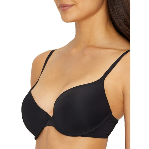 Wonderbra Women's Ultimate T-Shirt Underwire Bra, Black, 36G