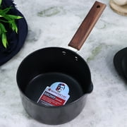 Wonderchef Ebony Hard Anodized Non-Stick Non-Toxic Saucepan 16cm - 2L, Black