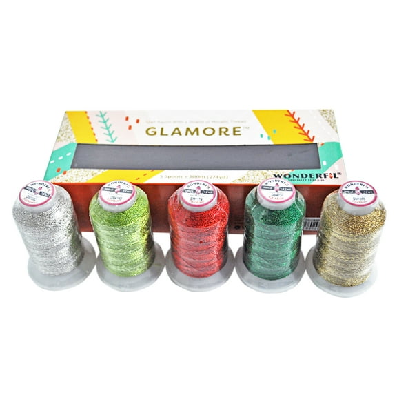 Wonderfil Glamore Fun Christmas Thread Pack