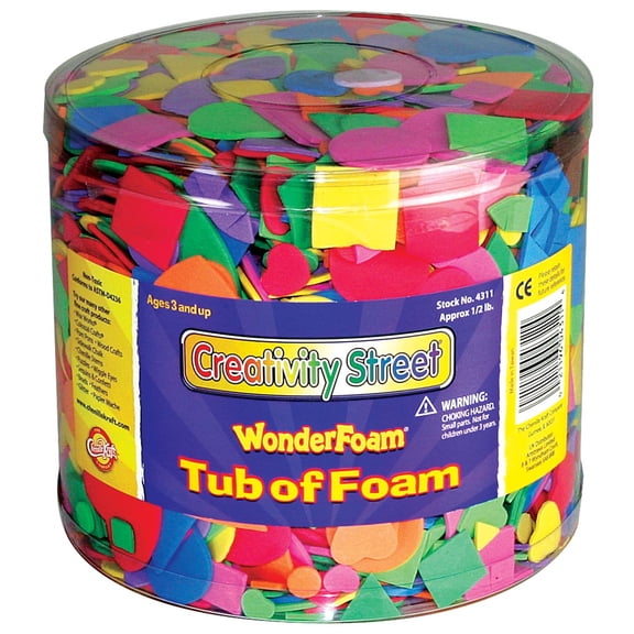 WonderFoam Tub of Foam Shapes