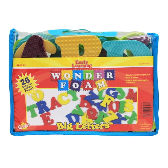 Wonderfoam Big Letters, 26/Pack