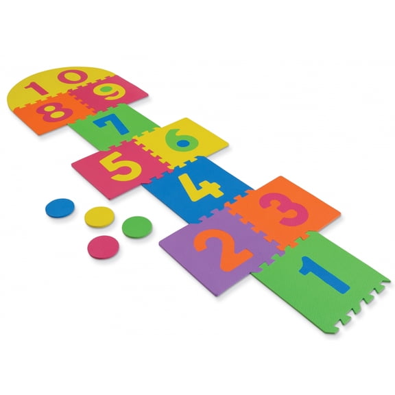 Wonderfoam Foam Hopscotch Mat, Set of 14