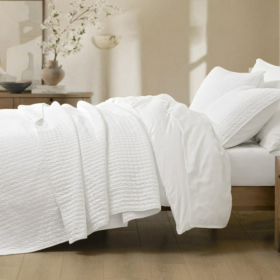 Wonderful 100% Cotton Jersey Knit Reversible Quilt Set – Soft, Breathable, All-Season Bedding