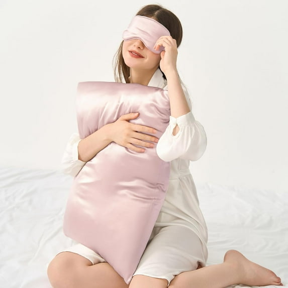 Wonderful 22 Momme Mulberry Silk Pillowcase, 100% Pure Silk Pillowcase