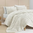 thumbnail image 1 of Wonderful Bedding Diamond Quilting Luxury Crushed Velvet 3-Pieces Quilt Set, 1 of 7