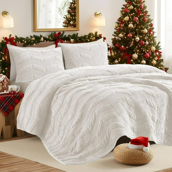 Wonderful Bedding Diamond Quilting Luxury Crushed Velvet 3-Pieces Quilt Set