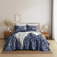 thumbnail image 1 of Wonderful Bedding Gradient Floral Printed 3-Piece Quilt Set, 1 of 6
