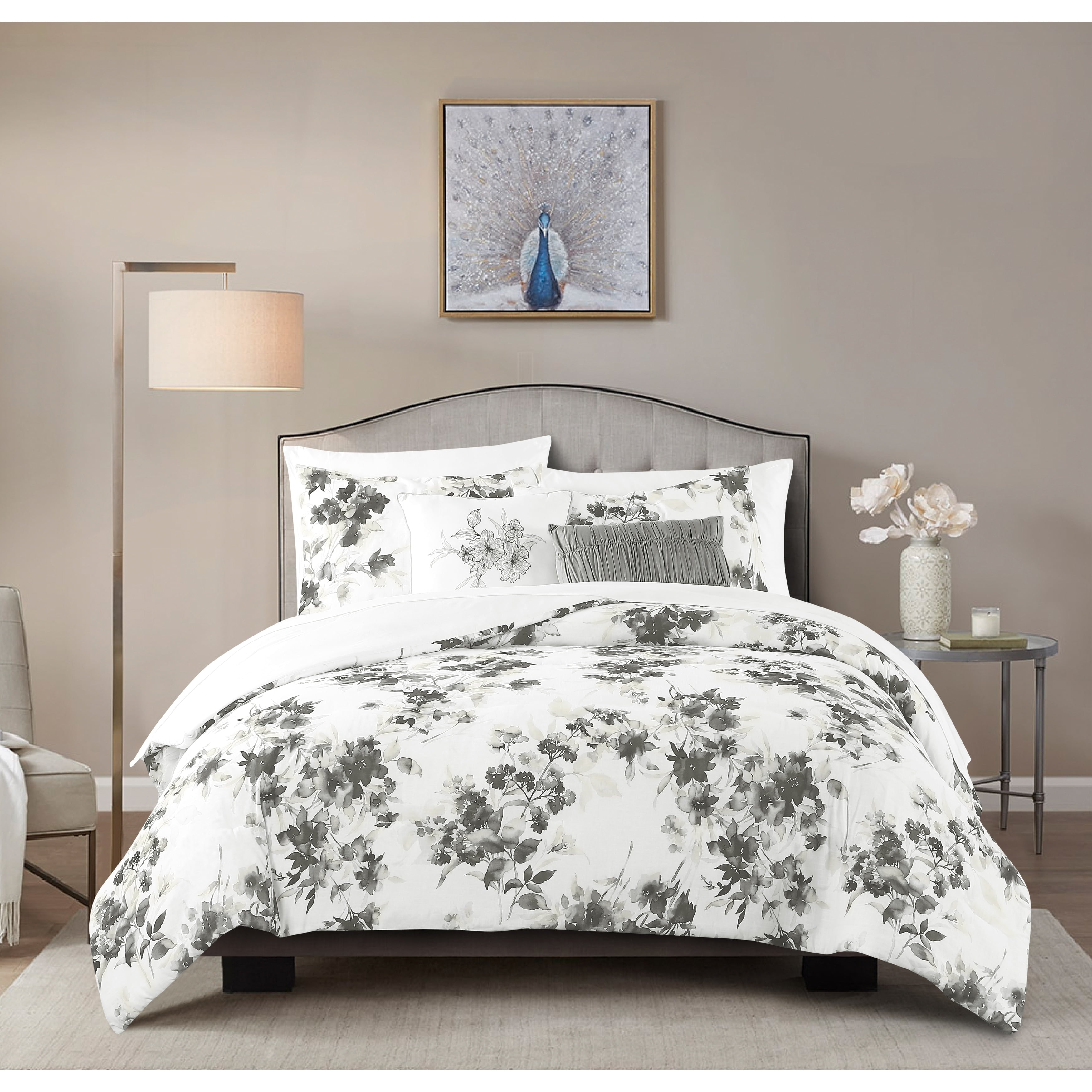 King Size Pink Velvet Reversible Quilt Set