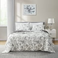 thumbnail image 1 of Wonderful Bedding Reversible Floral Pattern Quilt 3-Piece Set, 1 of 6
