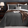 thumbnail image 1 of Wonderful Bedding Solid Washed Cotton 3-Piece Quilt Set, 1 of 6
