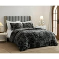 thumbnail image 1 of Wonderful Bedding Tie-Dye Faux-Fur 3-Piece Comforter Set, 1 of 8