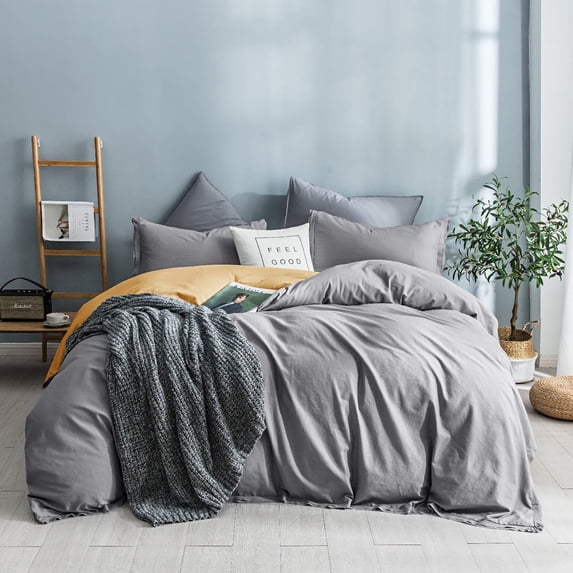 Wonderful Bedding Washed Cotton 3-Piece Duvet Set