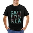 thumbnail image 1 of Wonderful California Men’s Graphic T-shirt Vintage Short Sleeve Sport Tee Black 5XL, 1 of 5