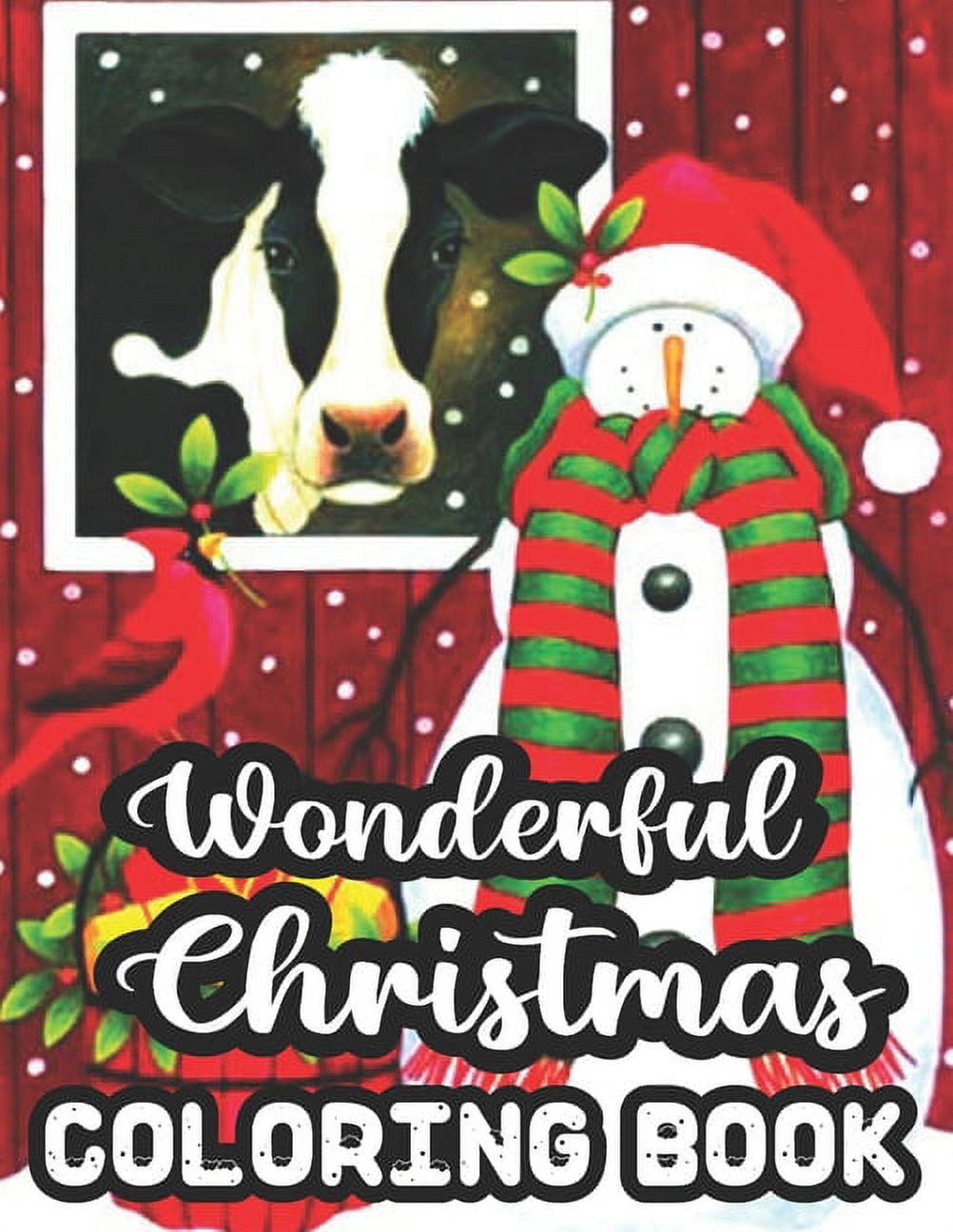 Wonderful Christmas Coloring Book: An Adult Coloring Book with Fun, Easy, and Relaxing Designs With 50 Wonderful Christmas Image. (Paperback)