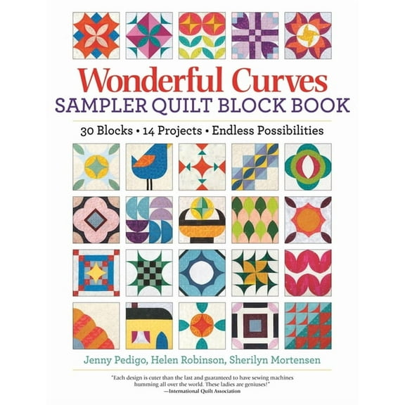 Wonderful Curves Sampler Quilt Block Book