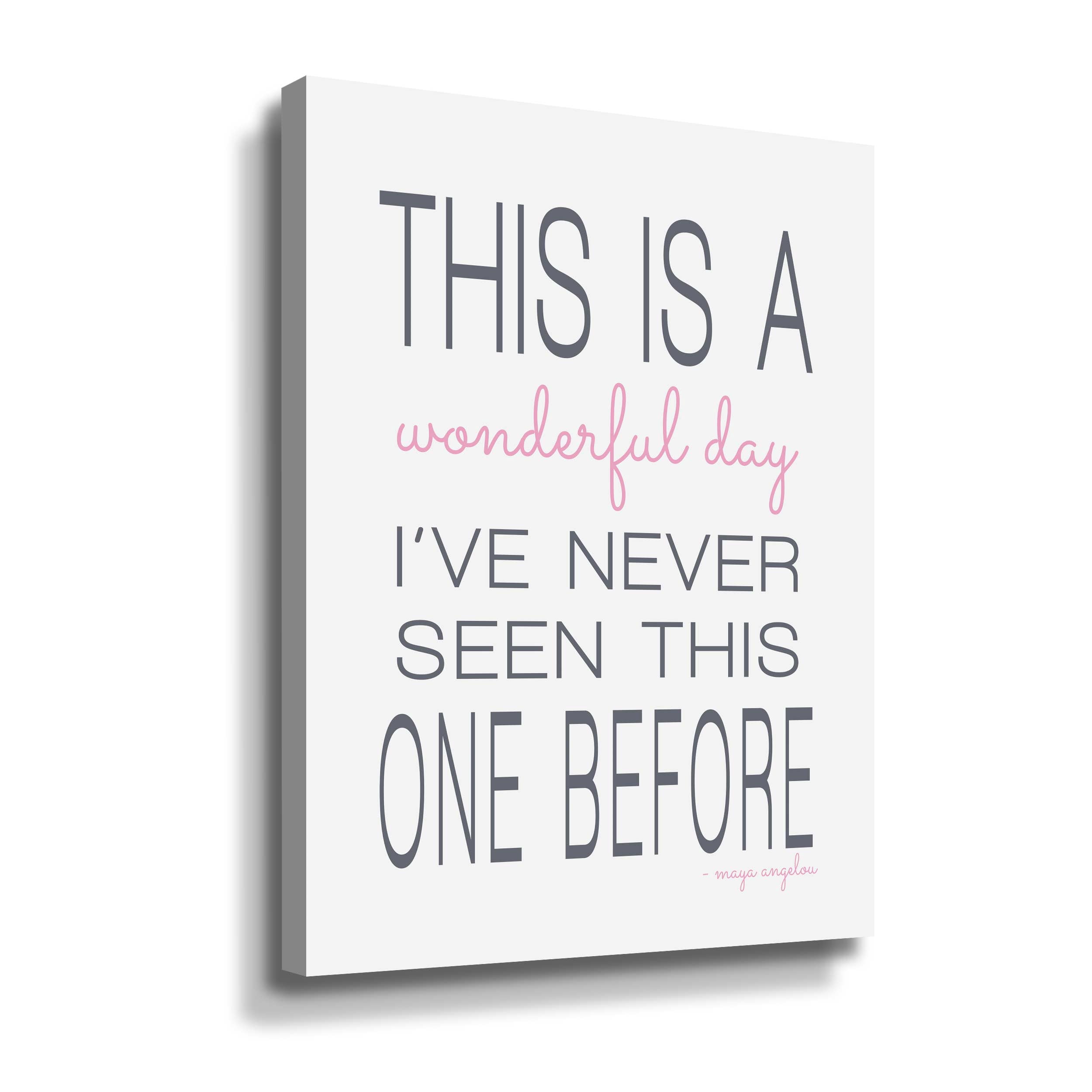 Wonderful Day Gallery Wrapped Canvas