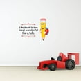 thumbnail image 1 of Wonderful Fairy Tale Pencil Quote Cartoon Quotes Decors Wall Sticker Art Design Decal for Girls Boys Kids Room Bedroom Nursery Kindergarten Home Decor Stickers Wall Art Vinyl Decoration (12x20 inch), 1 of 2