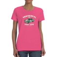 thumbnail image 1 of Wonderful Fast Life Retro Car Shaped T-Shirt Women -Image by Shutterstock, Female 3X-Large, 1 of 4