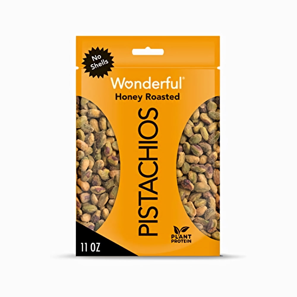 Wonderful Honey Roasted Pistachios 11 oz (Pack of 4)