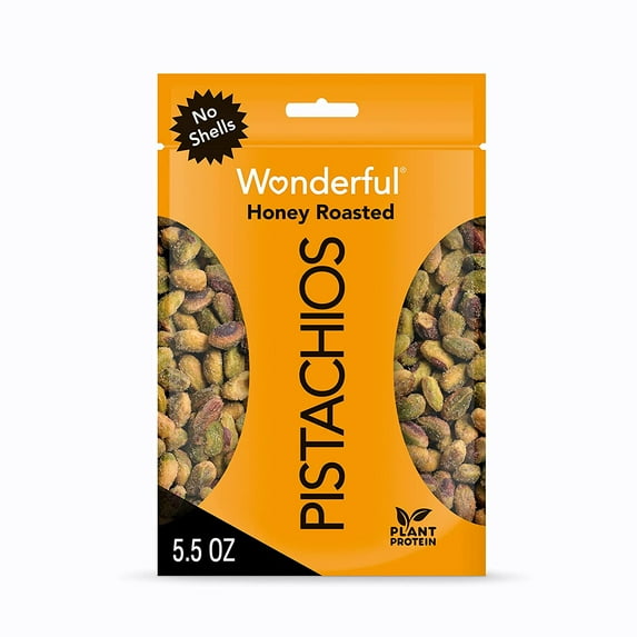 Wonderful Honey Roasted Pistachios 5.5 oz (Pack of 8)