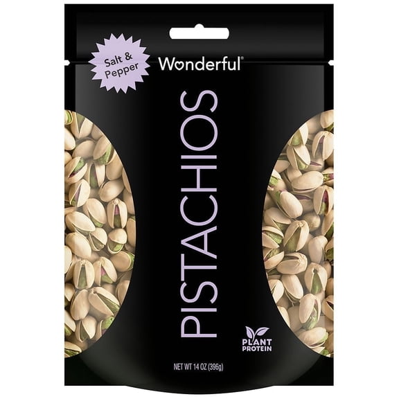 Wonderful In Shell Pistachios Salt & Pepper 14.oz