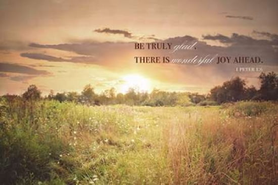 Wonderful Joy Ahead Canvas Art - Kelly Poynter (24X36)