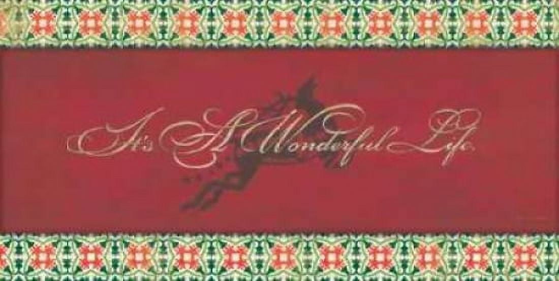 Wonderful Life Canvas Art - Stephanie Marrott (10 x 20)