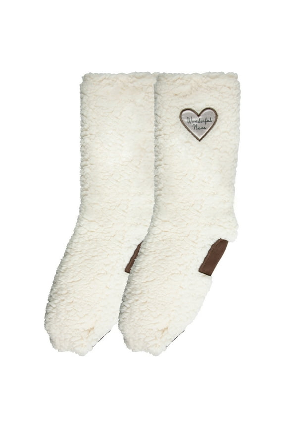 Wonderful Nana - One Size Fits Most Sherpa Slipper