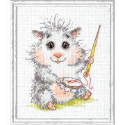 Wizardi Counted Cross-Stitch Kit Wonderful Needle 19-19 Magic Needle