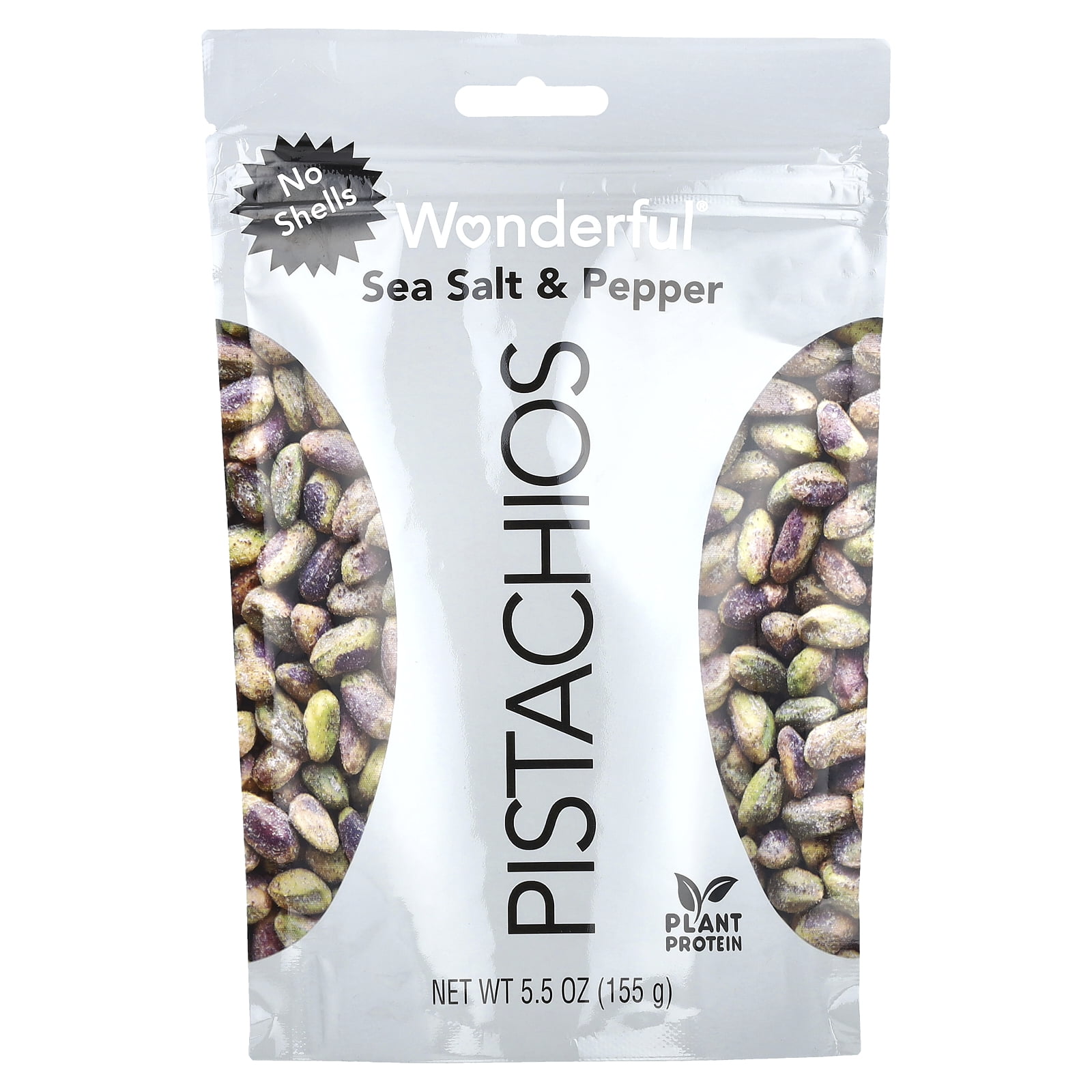 Wonderful Pistachio Sea Salt & Pepper No Shells Pistachios