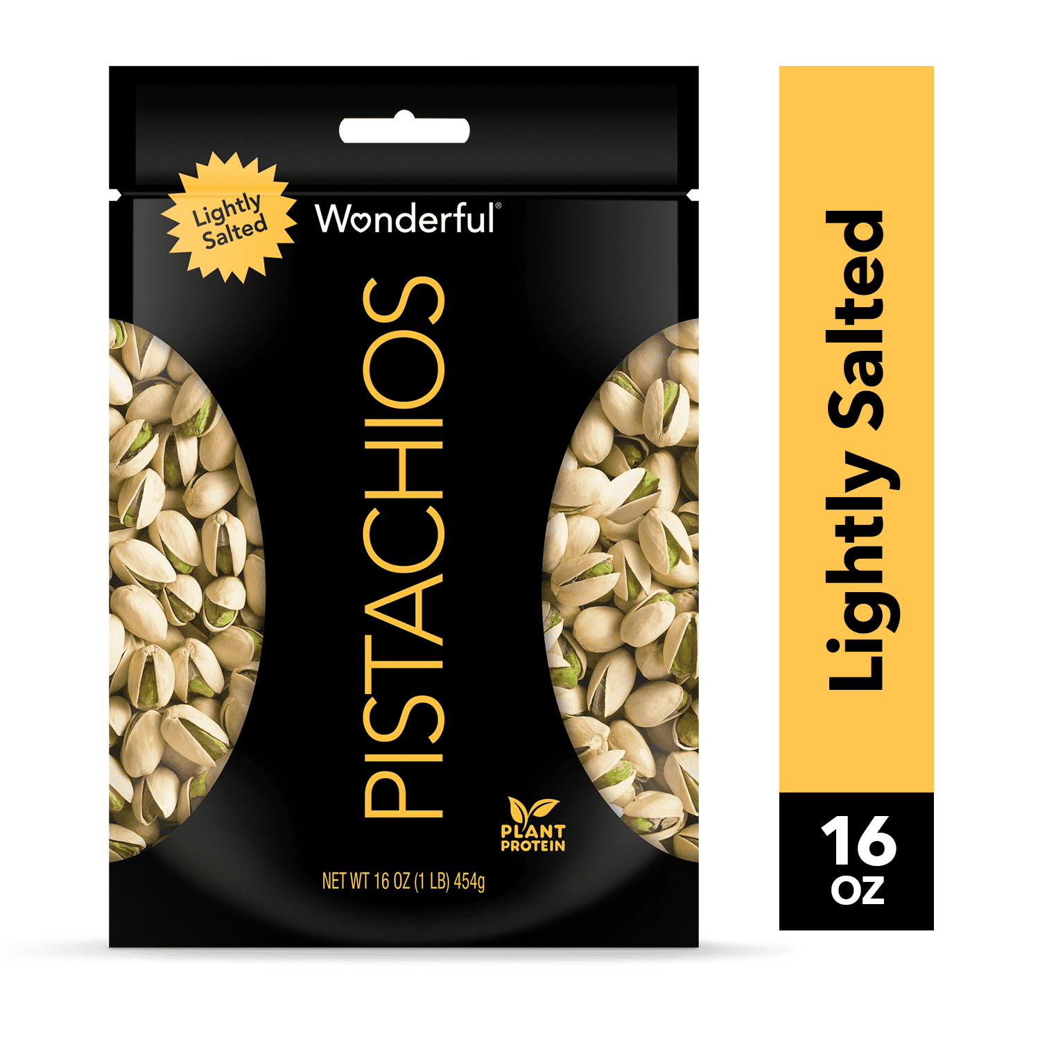 Wonderful Pistachios, Lightly Salted, 16 Oz