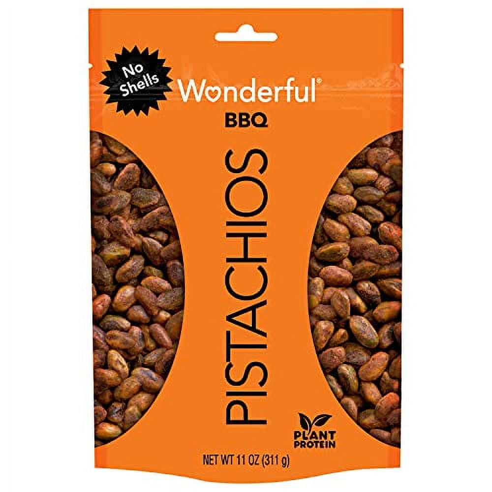 Wonderful Pistachios No Shells, BBQ, 11 Oz Bag