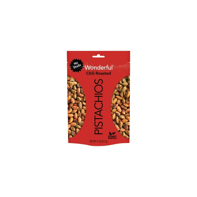 Wonderful Pistachios No Shells Chili Roasted (Pack of 2)