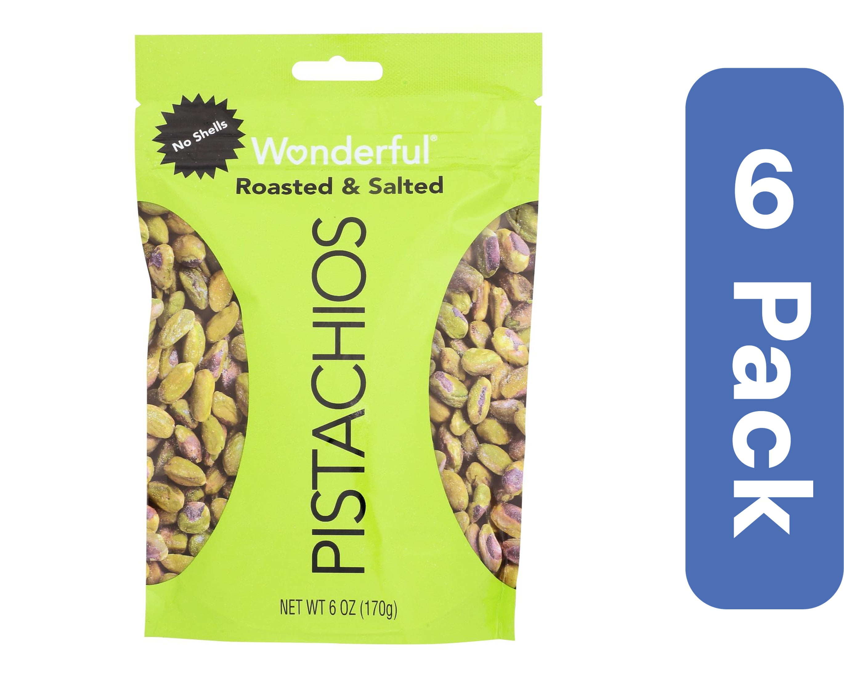 Wonderful Pistachios Pistachio Kernels 6 oz (Pack Of 6)