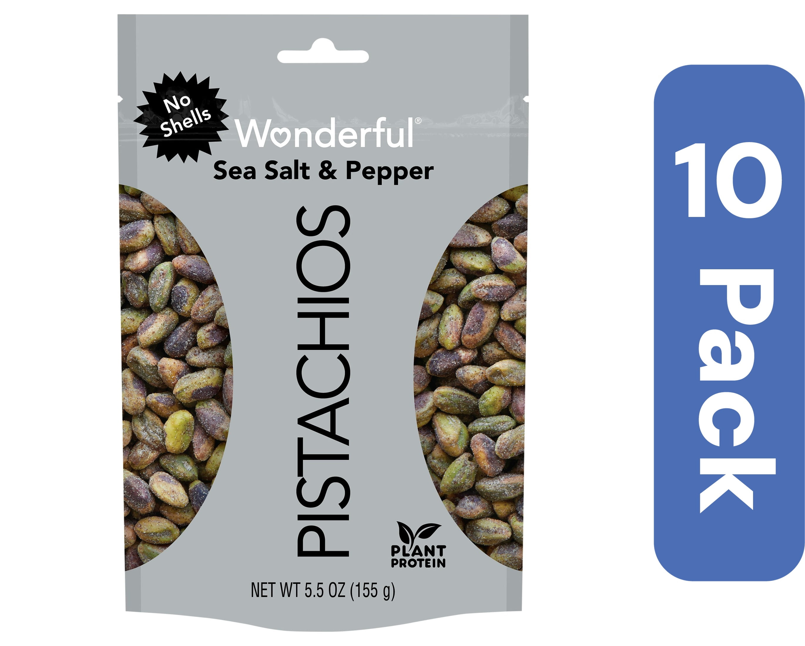 Wonderful Pistachios Pistachios Salt N Pepper (Pack of 10)