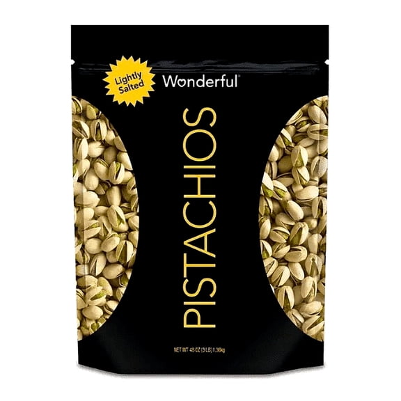 Wonderful Pistachios, Roasted Lightly Salted (48 oz.)