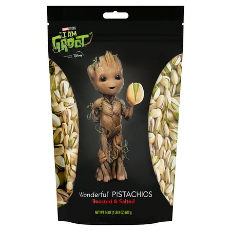 Wonderful Pistachios Roasted & Salted GROOT, 24 Oz