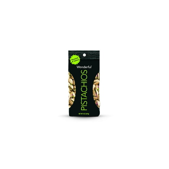 Wonderful Pistachios Roasted and Salted (Pack of 20)