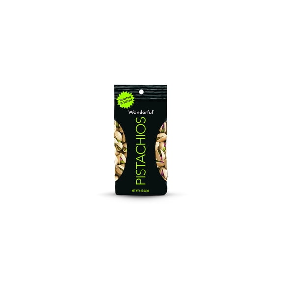 Wonderful Pistachios Roasted and Salted (Pack of 8)