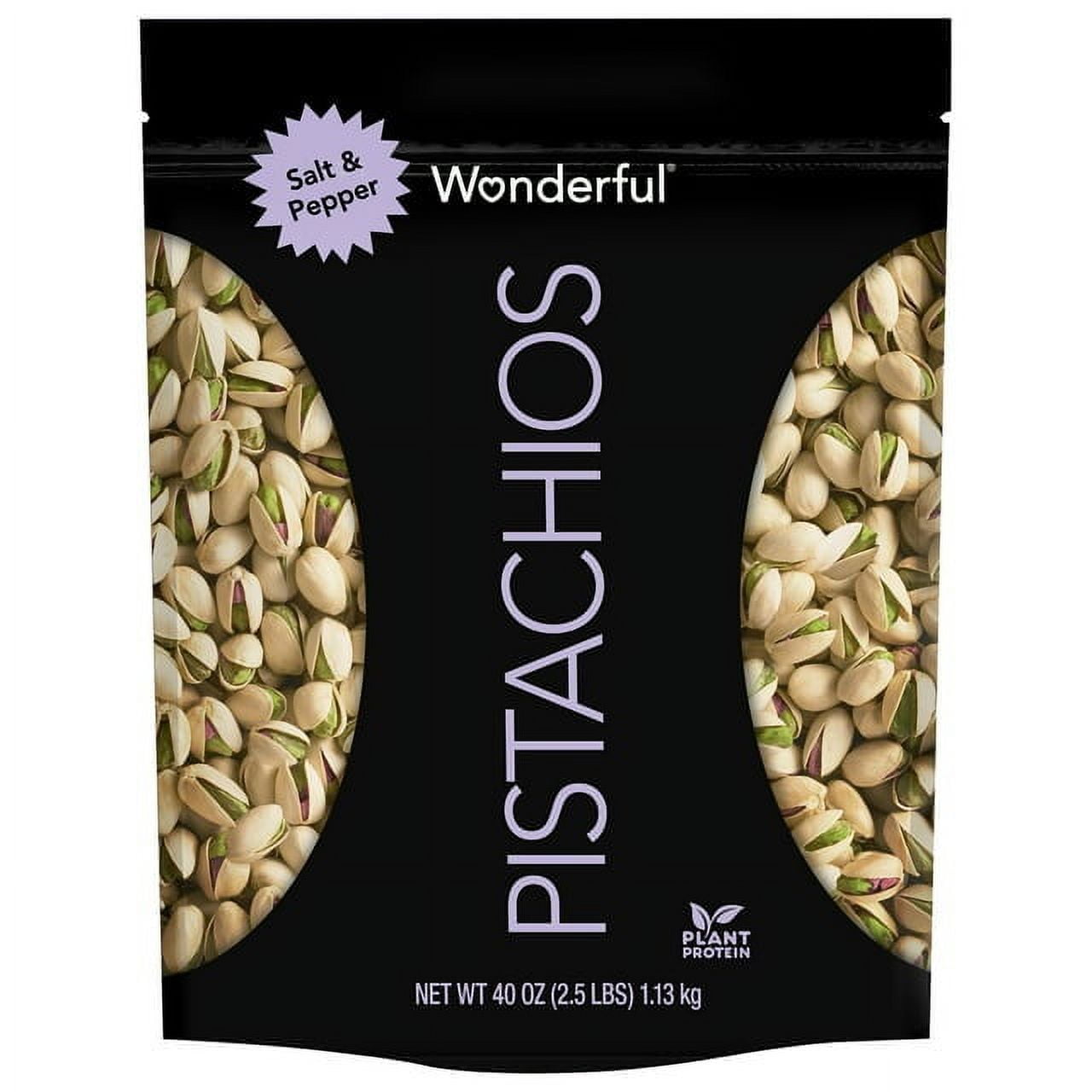 Wonderful Pistachios, Salt and Pepper (40 oz.)